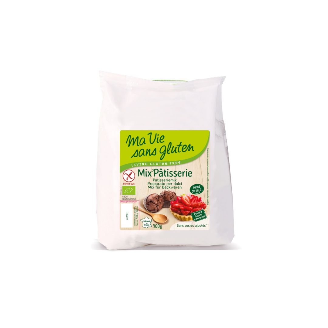 Mix Pâtisserie Bio 500g - MA VIE SANS GLUTEN