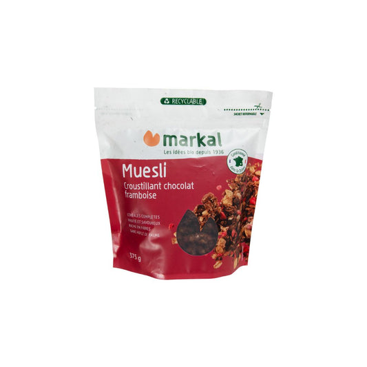 Muesli Croustillant Chocolat Framboise 375g - MARKAL