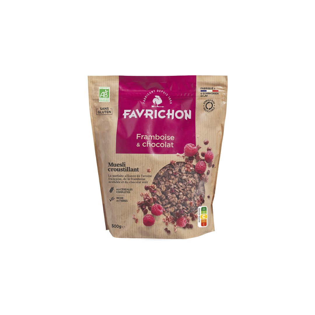 Muesli Croustillant Famboise Chocolat 500g - FAVRICHON