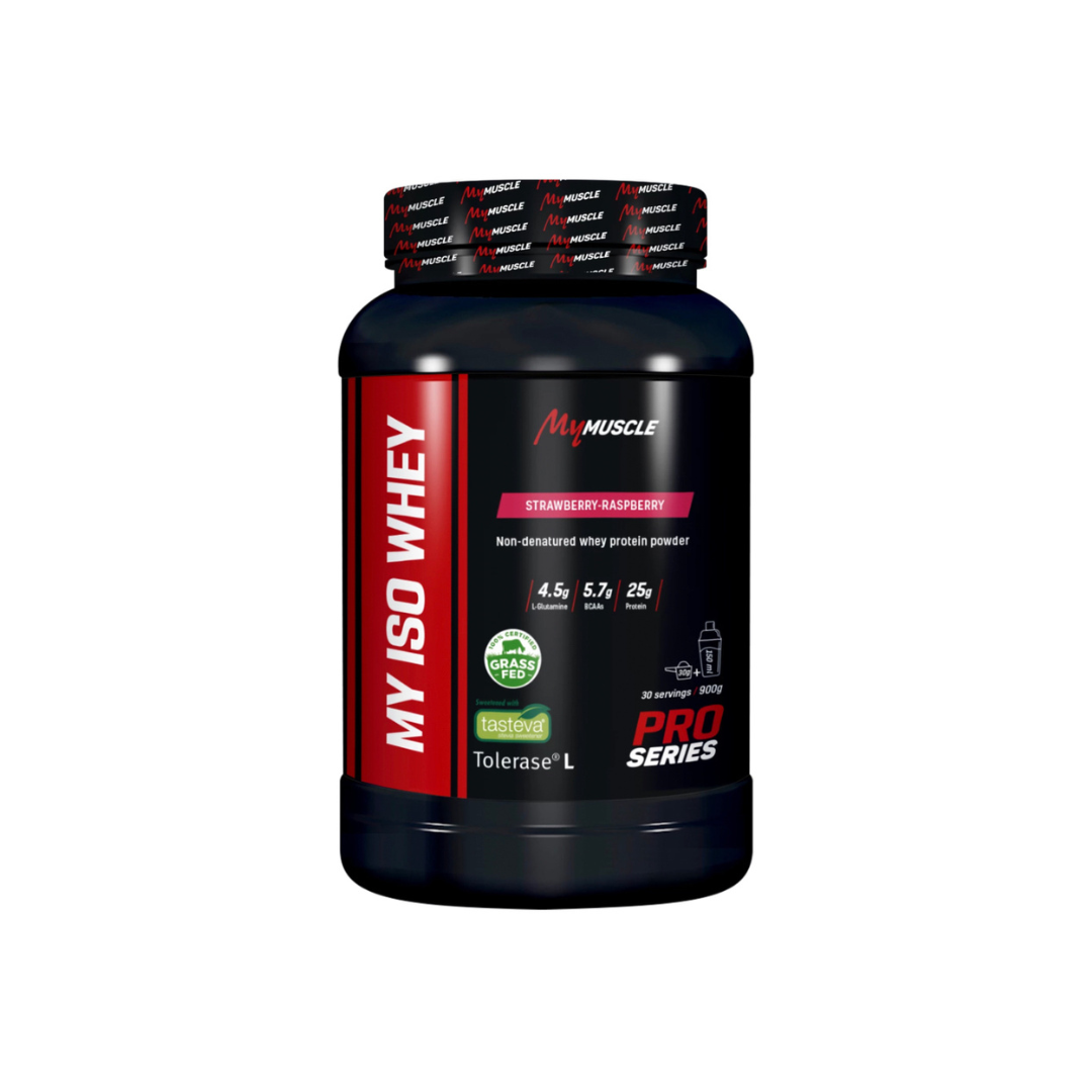 My Iso Whey Strawberry Rasberry 900g - MY MUSCLE