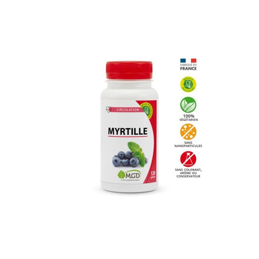 Myrtille 120 Gélules 280mg - MGD