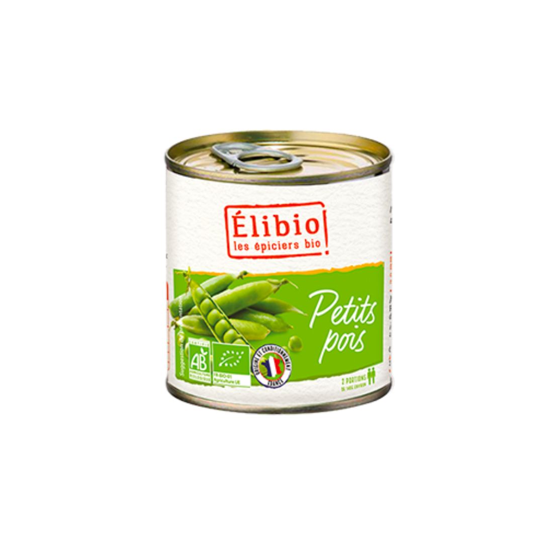 Petits Pois France Bio 400g - ELIBIO