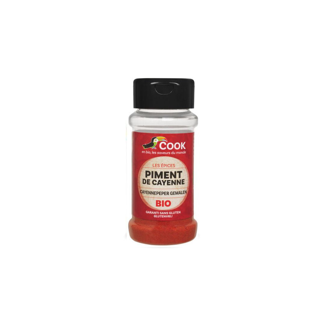 Piment de Cayenne Poudre Bio 40g - COOK