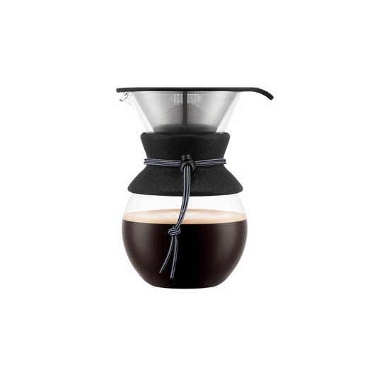 Pour Over Cafétière Filtre Inox Gris 1L - BODUM