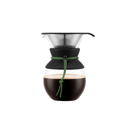 Pour Over Cafétière Filtre Inox Vert 1L - BODUM