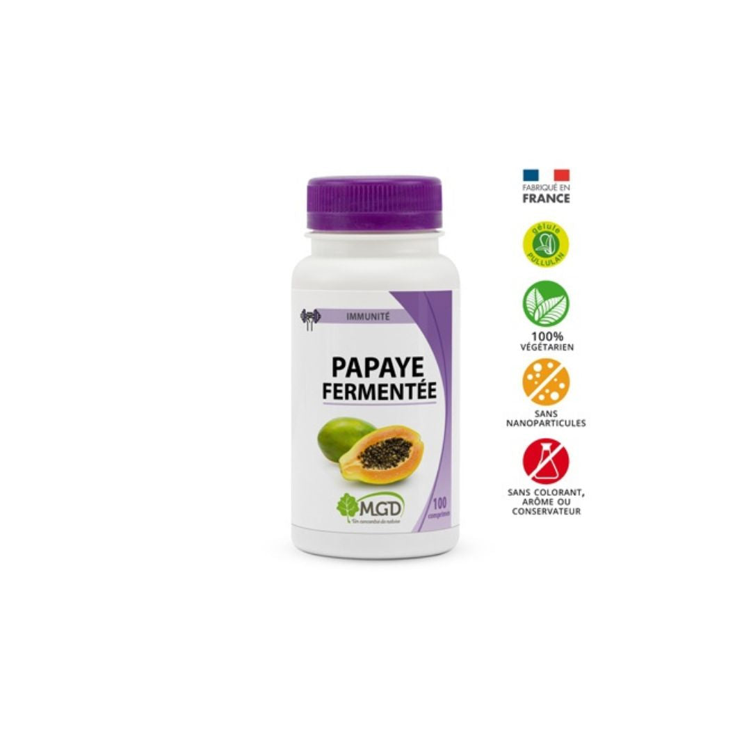 Papaye Fermentée 100 Gélules 325mg - MGD