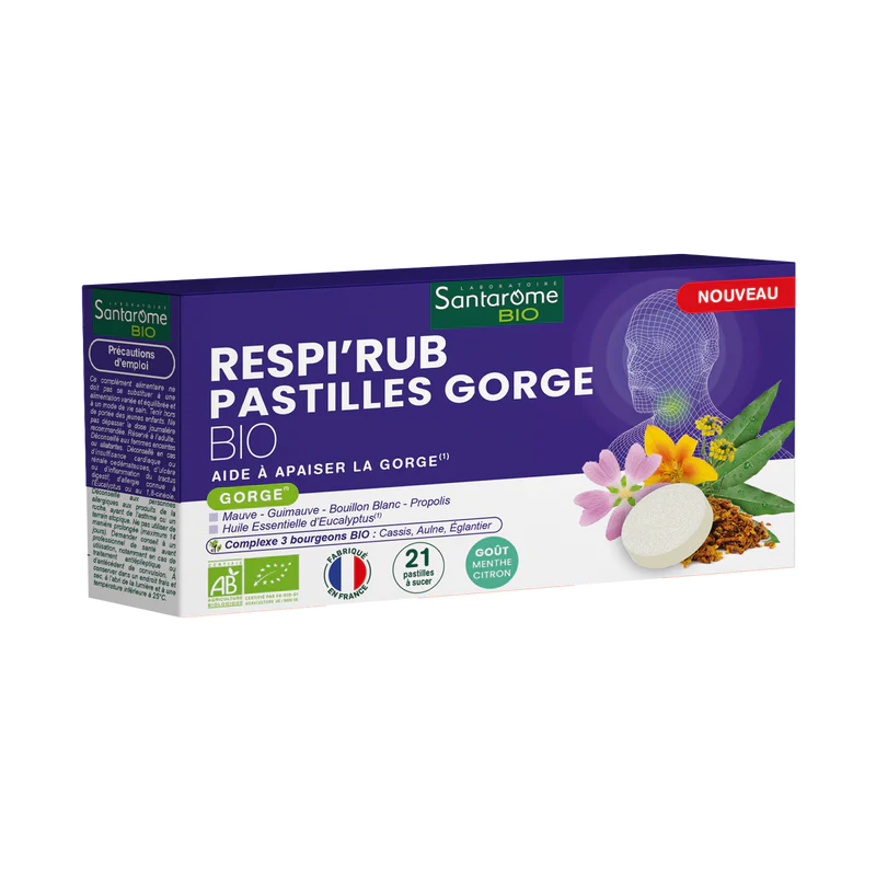 Respi'Rub Flash Bio pastilles - SANTAROME