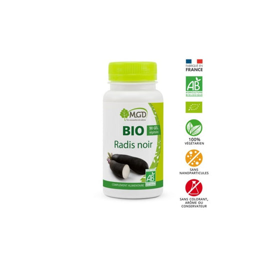 Radis Noir Bio 90 Gélules 250mg - MGD