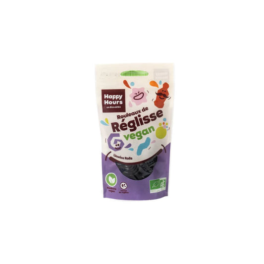 Rouleaux de Réglisse Vegan Bio 80g - HAPPY HOURS