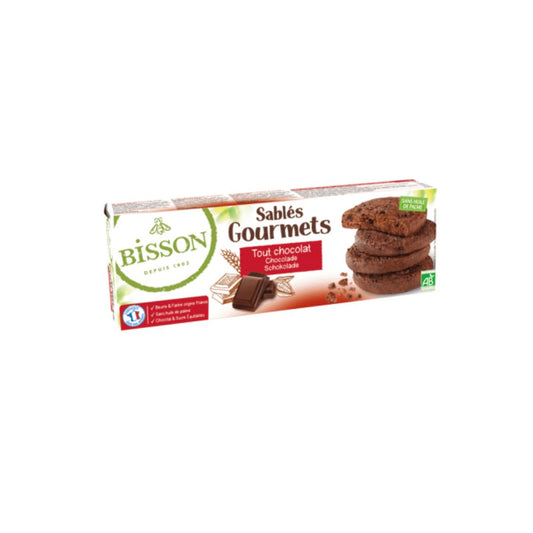 Sablés Gourmets Tout au Chocolat 150g - BISSON