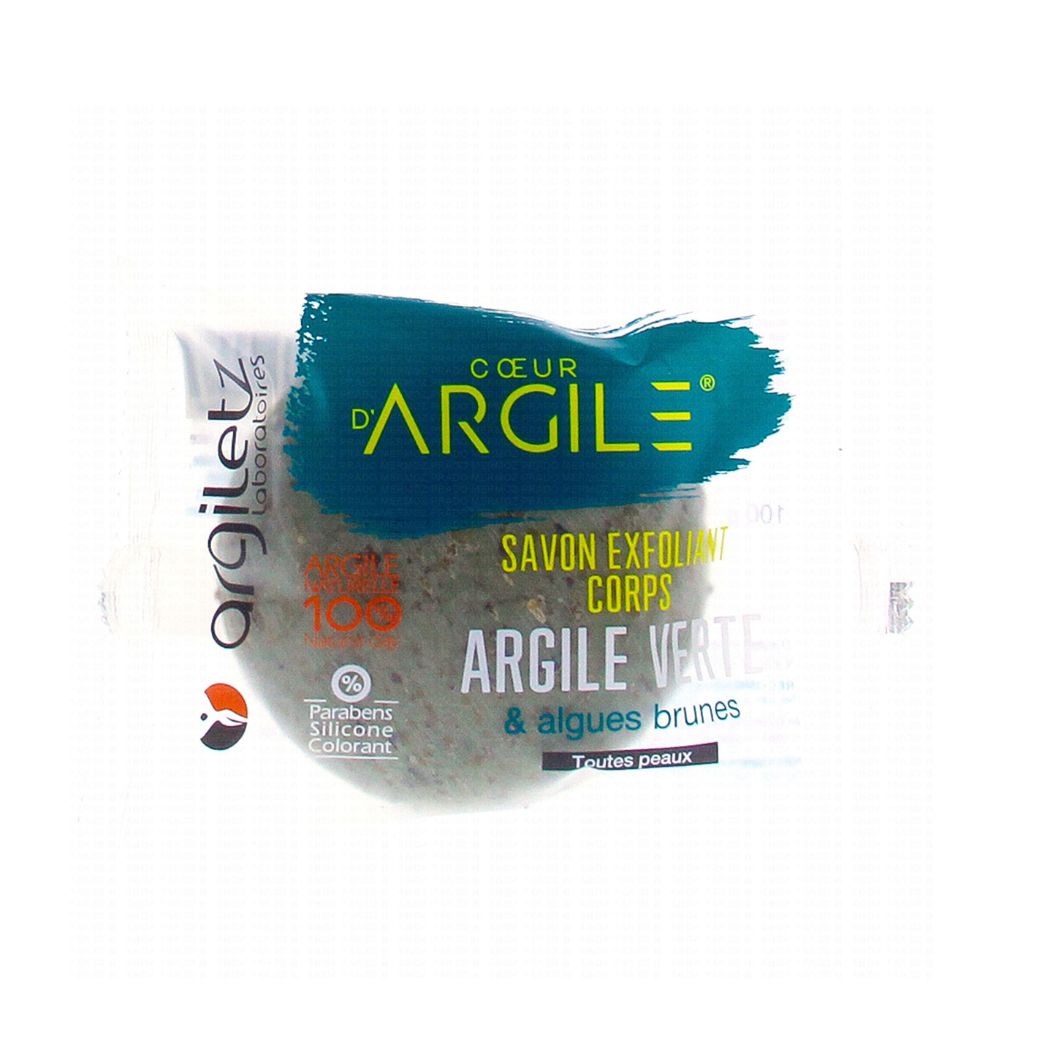 Savon Exfoliant Argile Verte 100g - ARGILETZ