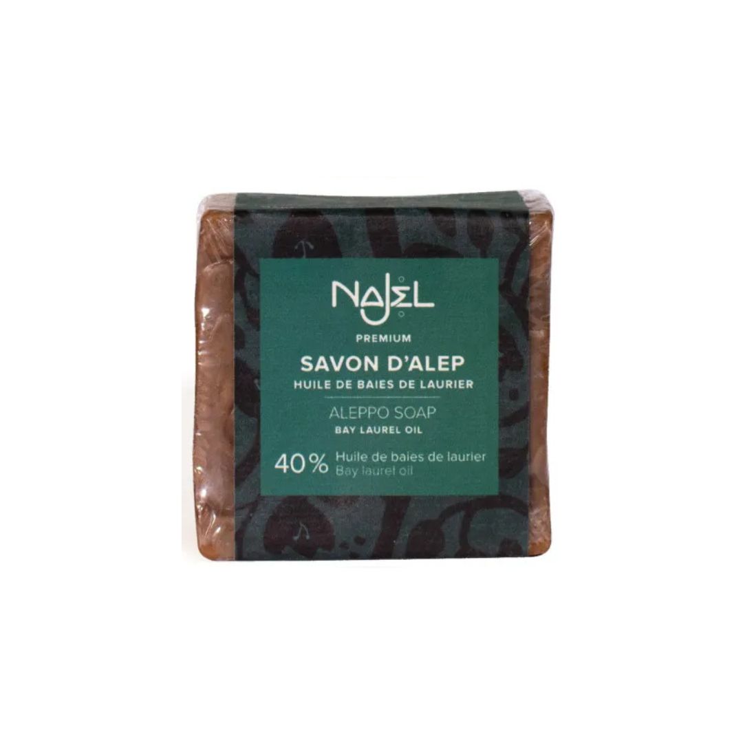 Savon D' Alep 40% HBL Peaux Sensibles et Réactives 185g - NAJEL