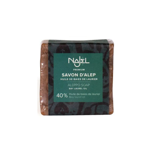 Savon D' Alep 40% HBL Peaux Sensibles et Réactives 185g - NAJEL