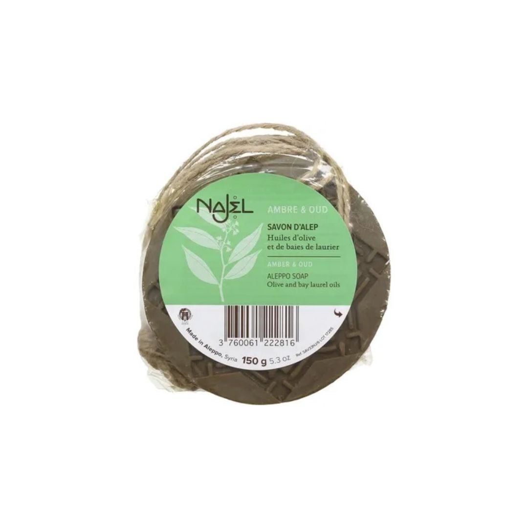 Savon D' Alep à Suspendre Ambre&Oud 150g - NAJEL