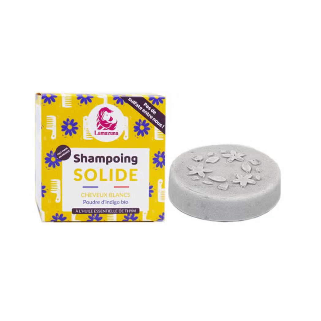 Shampooing Solide Cheveux Blancs 30ML - LAMAZUNA