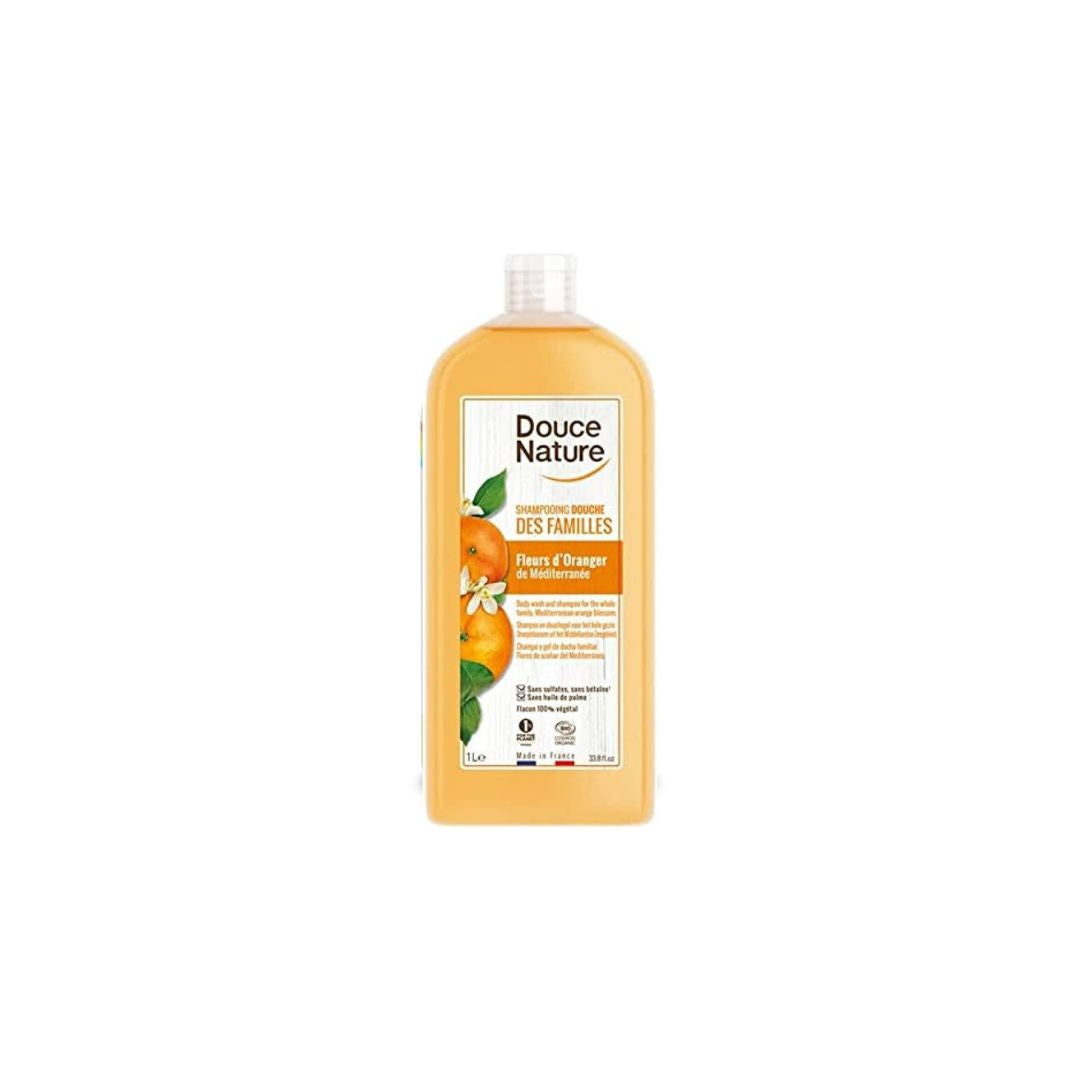 Shampooing Douche Fleur D'Oranger 1L - DOUCE NATURE