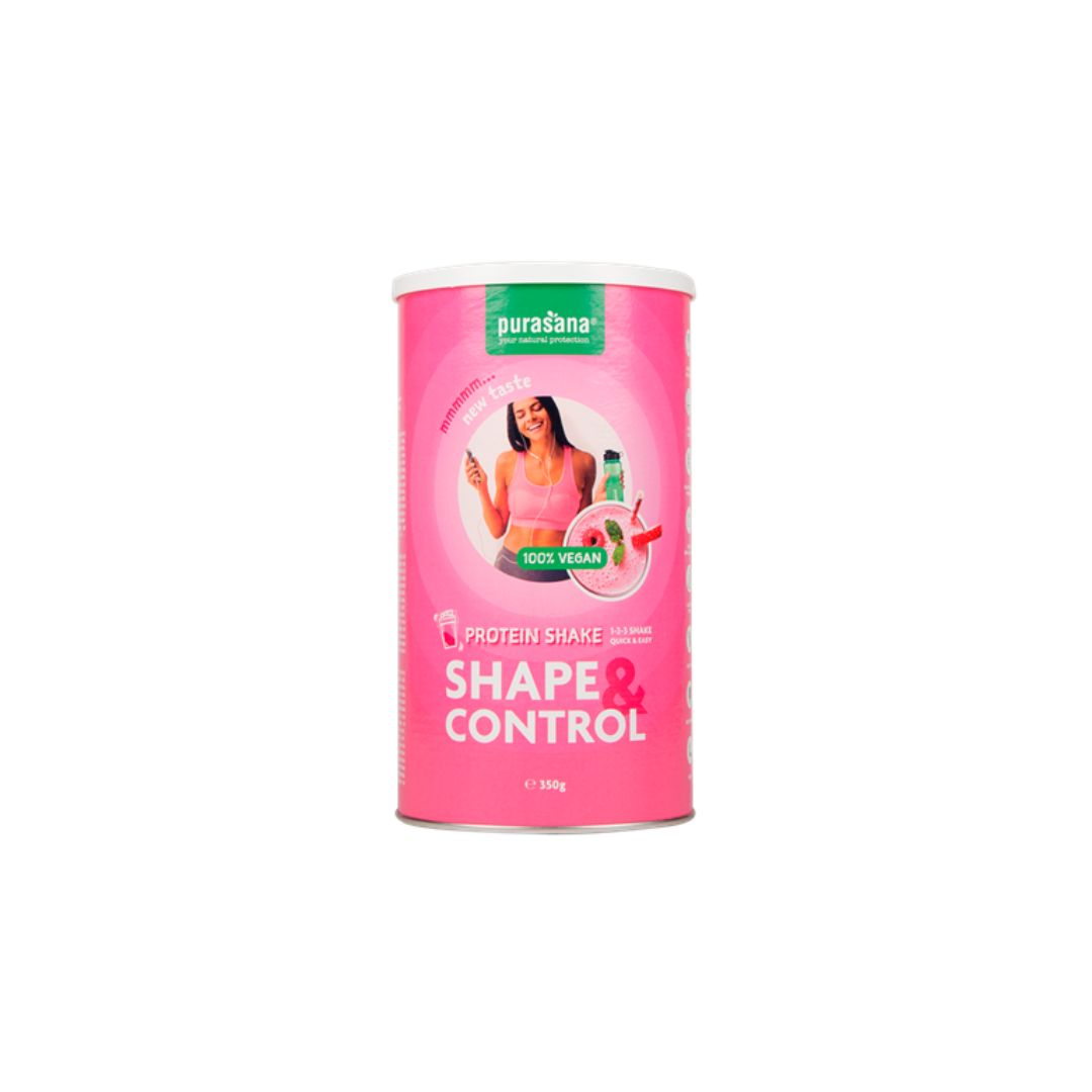 Shape&Control Vegan Protéine Shake Fruit Rouge 350g - PURASANA