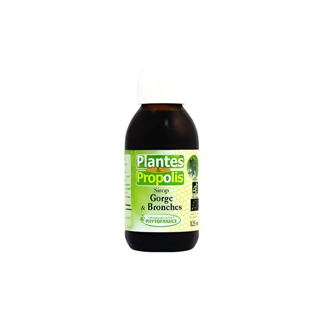 Sirop Gorge et Bronches Bio Propolis 125ml PLANTES ET PROPOLIS