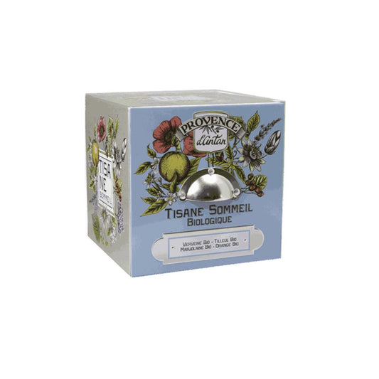 Tisane Sommeil Bio Cube Métal 36g - PROVENCE D'ANTAN