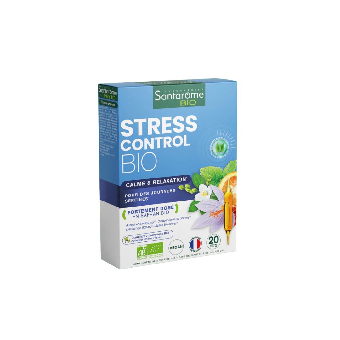 Stress Contrôle Bio 20 ampoules - SANTAROME