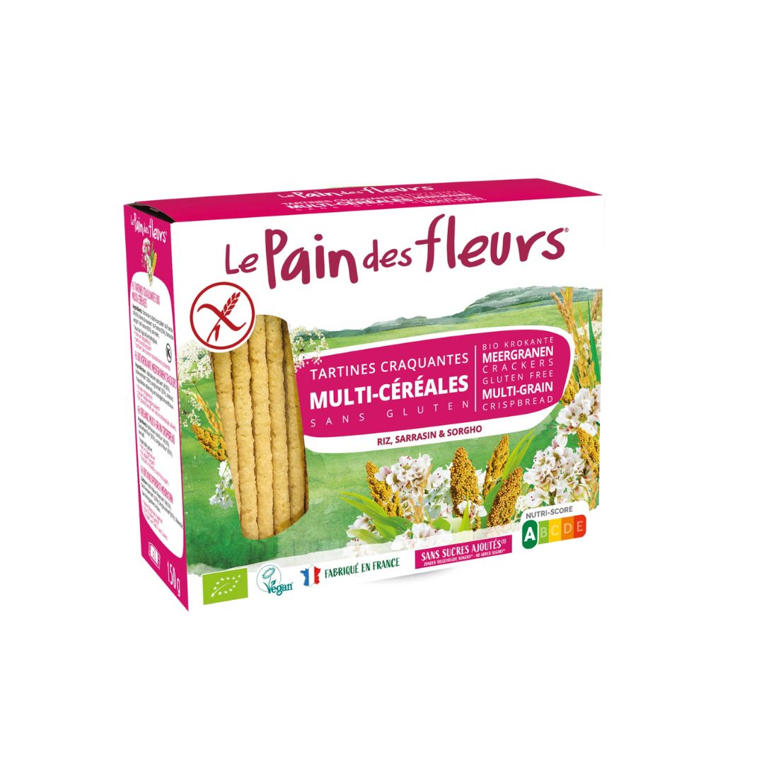 Tartines Craquantes Multicéréales 150g -  LE PAIN DES FLEURS