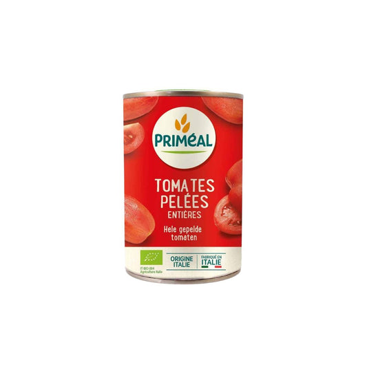 Tomates Pelées Entières 400g - PRIMEAL