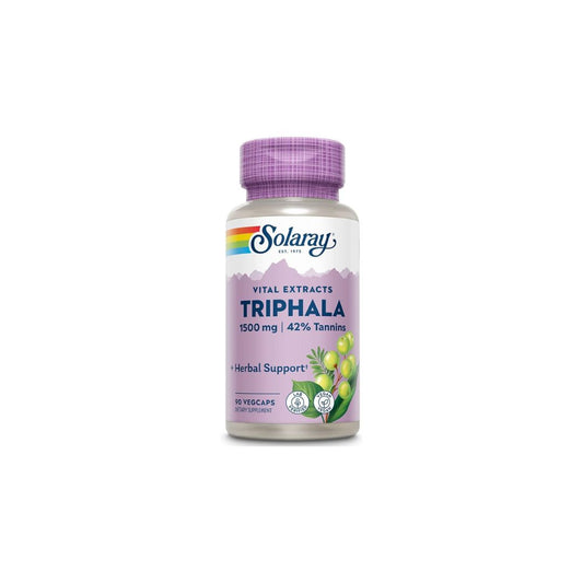 Triphala 500mg 90 Capsules - SOLARAY