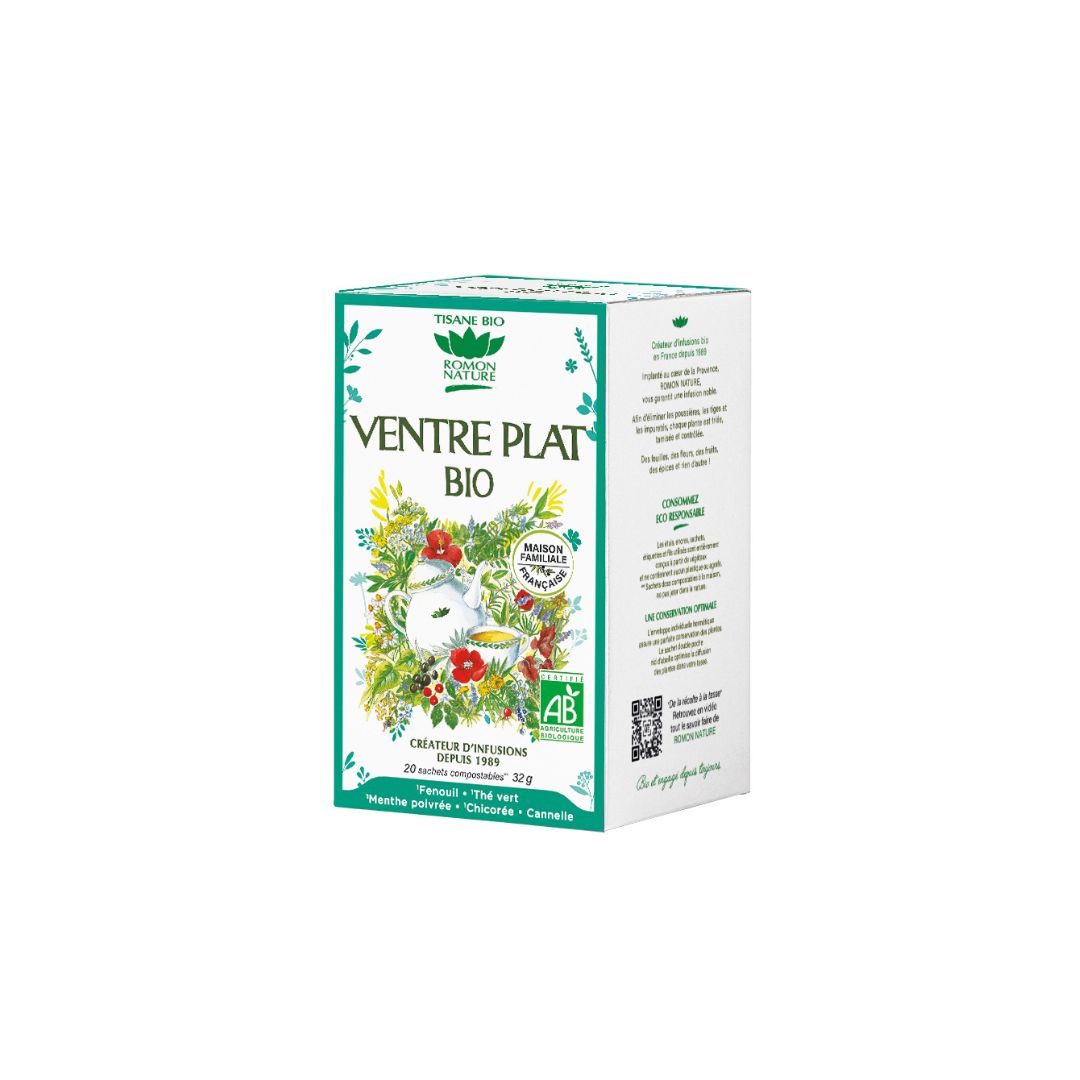 Tisane Ventre Plat Bio 30g - ROMON NATURE