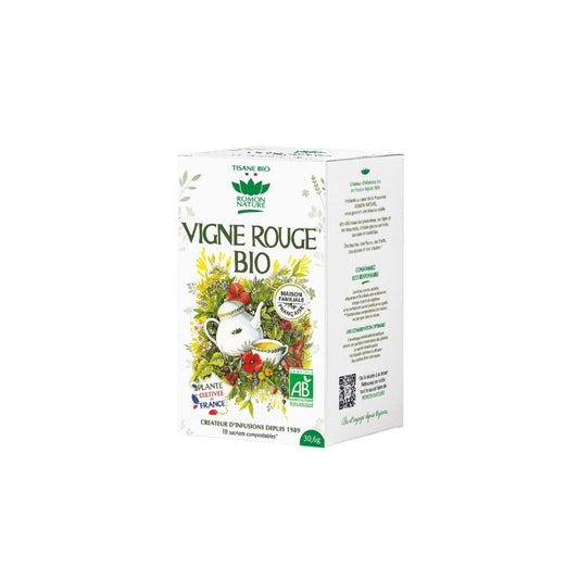 Tisane Vigne Rouge Bio 32g - ROMON NATURE