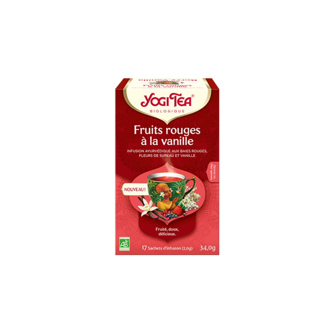 Corson Tea Bags Fruits Rouges Fruits Rouges à la Vanille - YOGI TEA – EUCALYPTUS