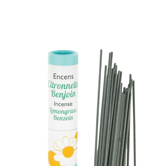 Encens Végétal Citronnelle Benjoin 30 bâtonnets - AROMANDISE