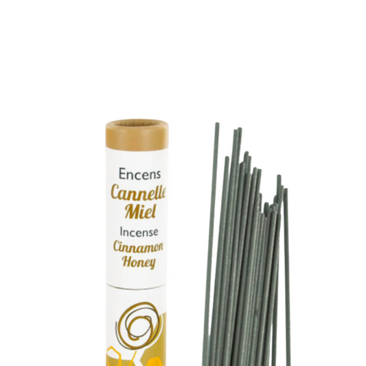 Encens Végétal Cannelle Miel 30 bâtonnets - AROMANDISE