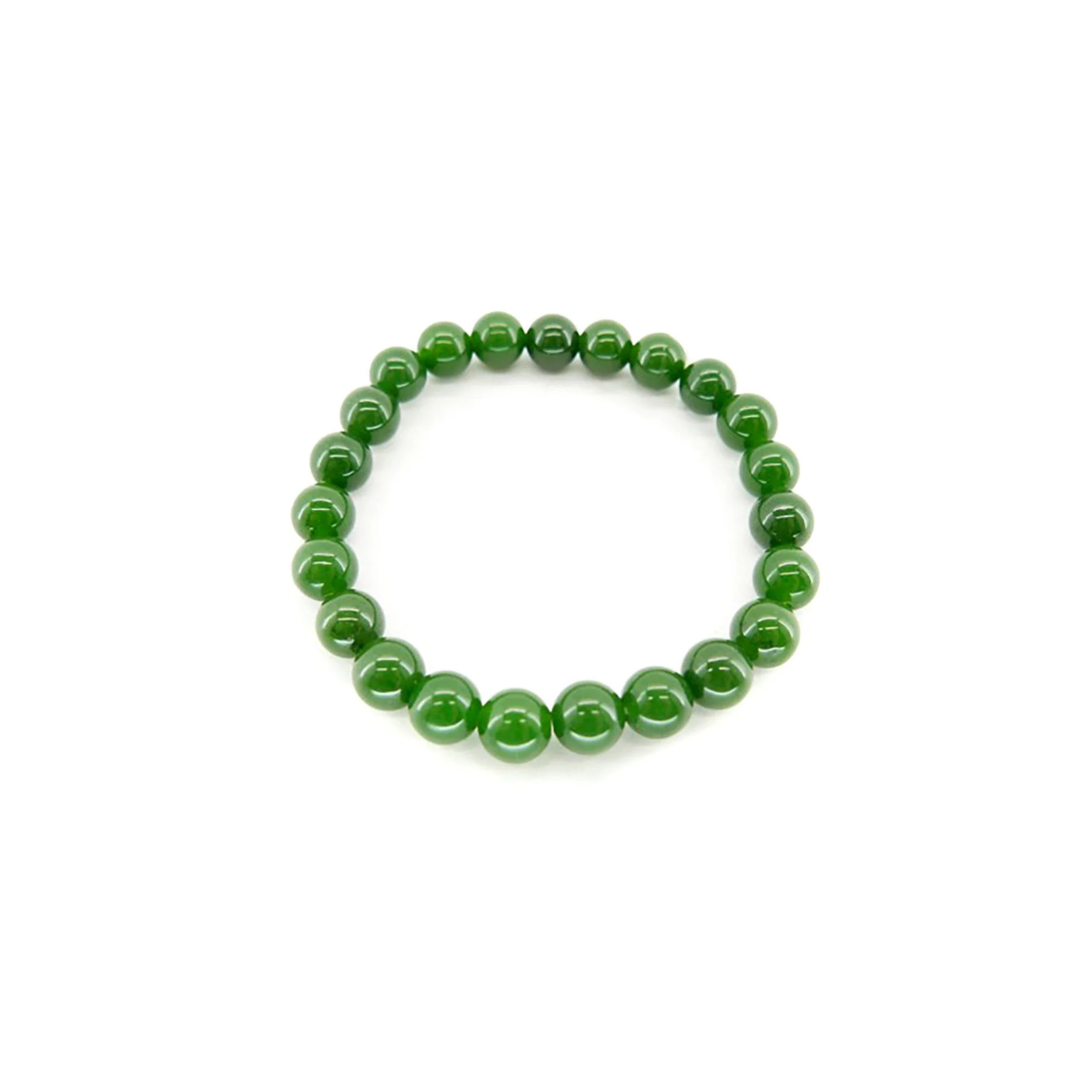 Bracelet Mala Jade Quartzite Verte