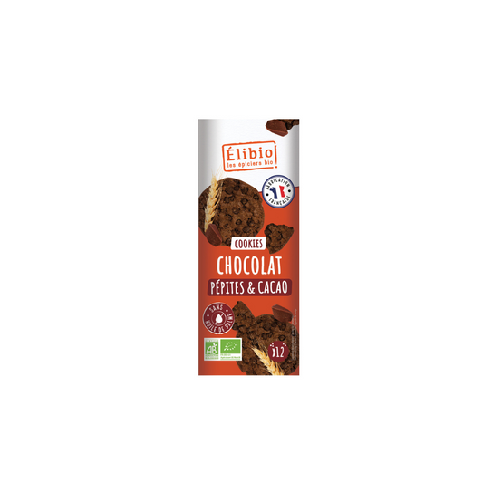 Cookies Tout Chocolat 175g - ELIBIO