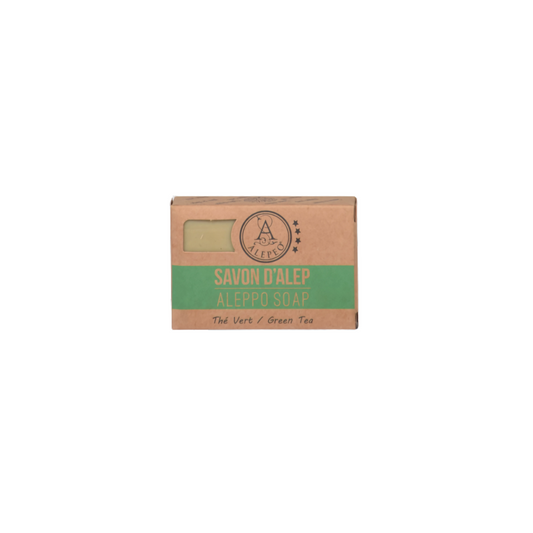 Savon D' Alep Thé Vert 100g - ALEPEO