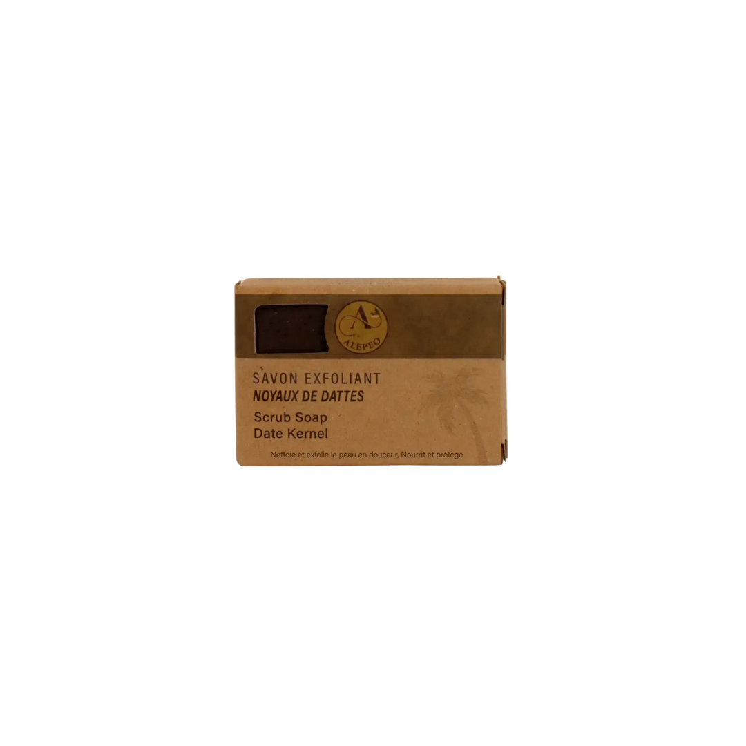 Savon Exfoliant aux noyaux de dattes 100g - ALEPEO