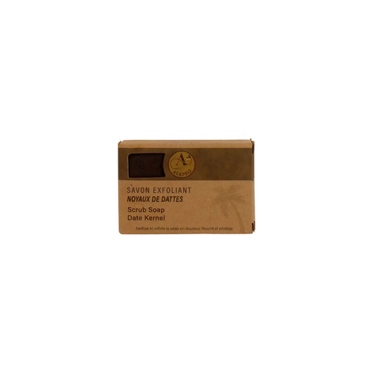 Savon Exfoliant aux noyaux de dattes 100g - ALEPEO