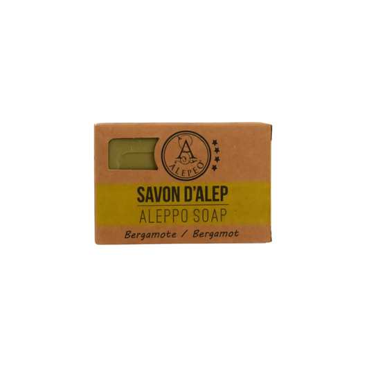SAVON D'ALEP A LA BERGAMOTE 100G - ALEPEO
