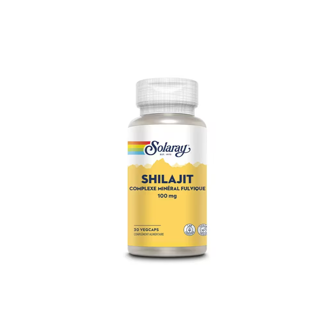 Shilajit minéraux fulviques - SOLARAY