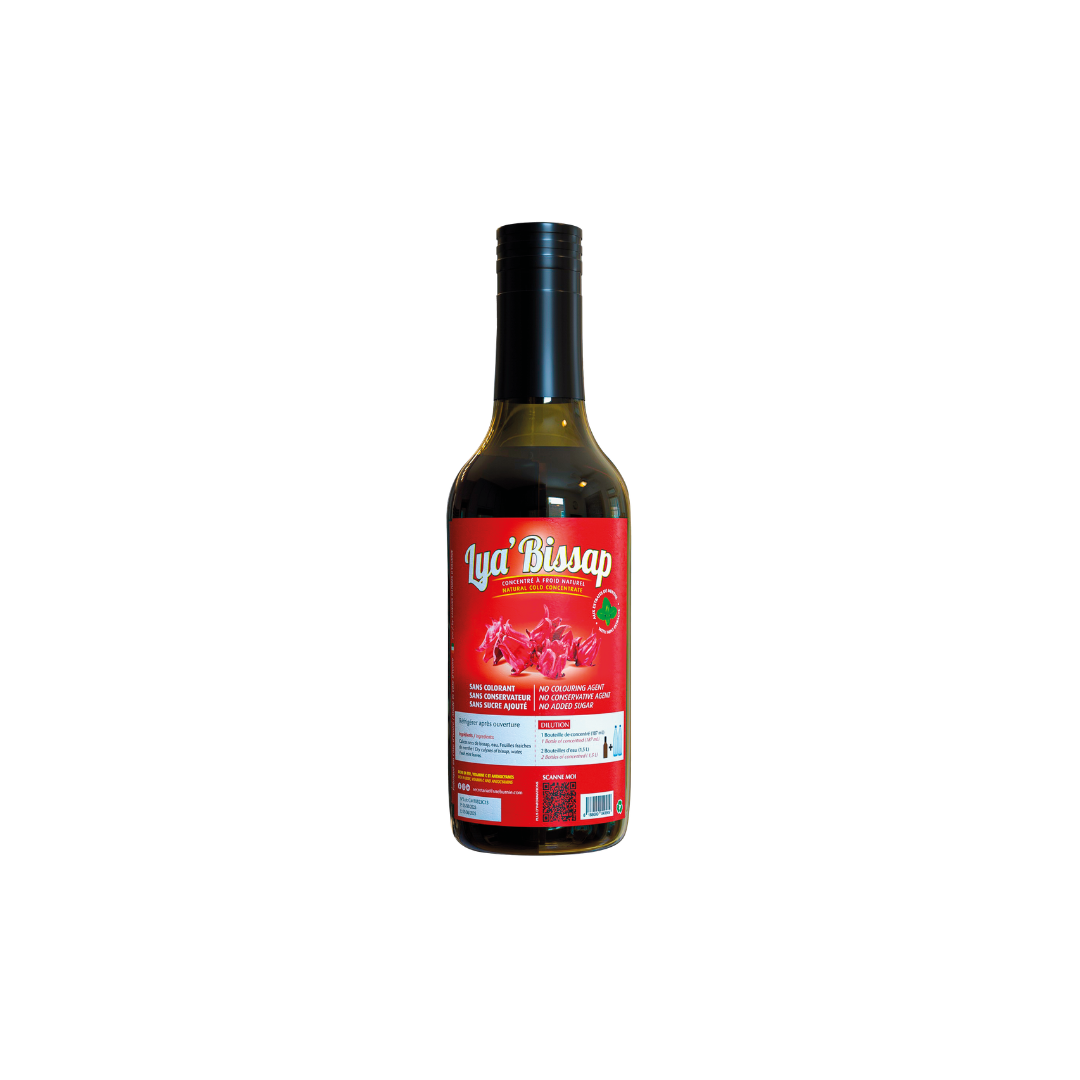 Concentré à Froid Naturel de Bissap 187ml - LYA BISSAP